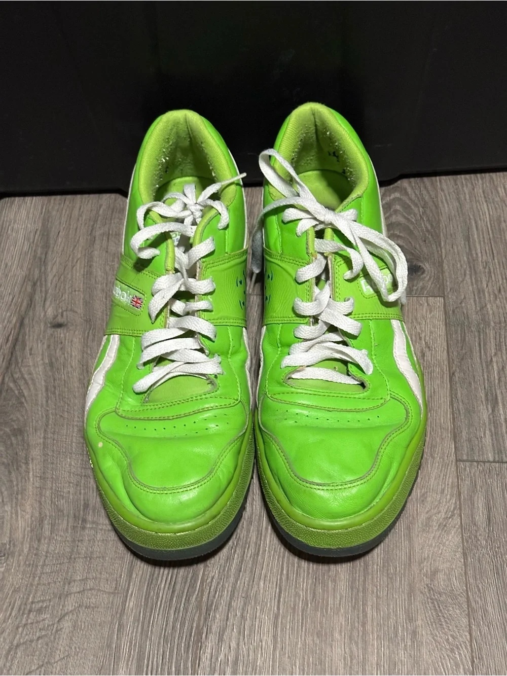 Reebok KOOL AIDNeon Green Low-Top Sneakers with White Details